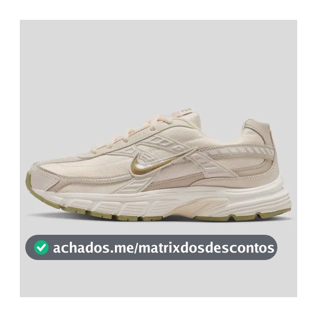 Tênis Nike Initiator Feminino Bege/dourado 36 Br