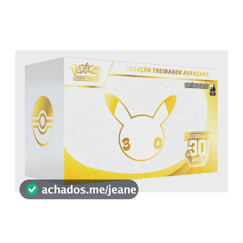 Pokémon Etb Treinador Avançado Celebração De 30 Anos (pt-br)