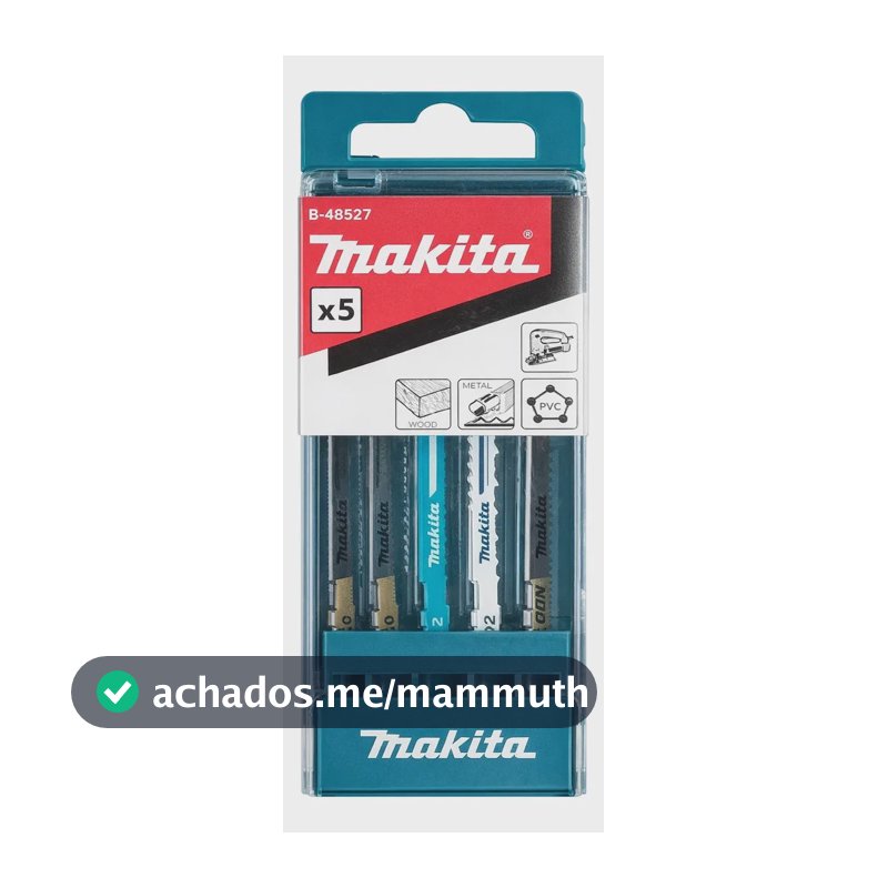 Kit Lamina De Serra Tico-tico B-48527 Makita 5 Peças