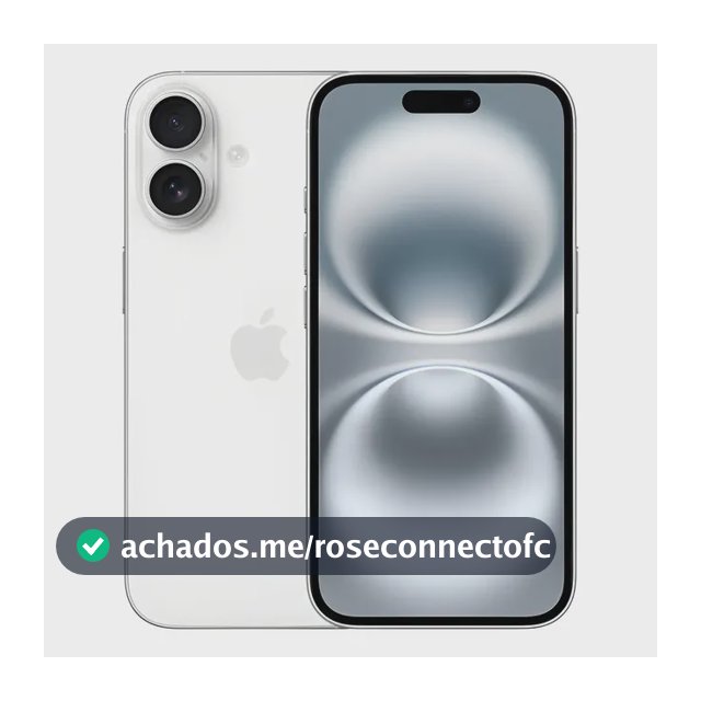 Apple iPhone 16 (128 GB) - Branco - Distribuidor Autorizado