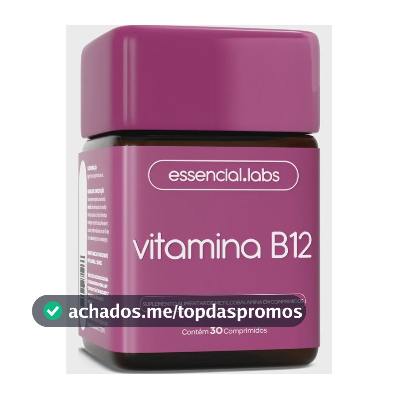 VITAMINA B12 Metilcobalamina - Fórmula com Máxima Pureza e Concentração - 30 Doses