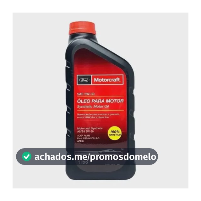 Óleo Do Motor Motorcraft Bxo5w30aa