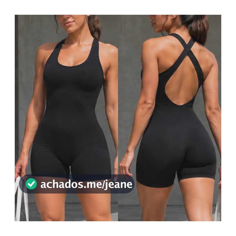Macaquinho Fitness Academia Zero Transparencia Macacao Preto P