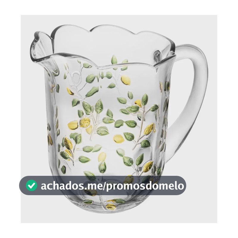 Jarra Siciliano Hand Painting 1,5l Cristal Ecológico - Lyor