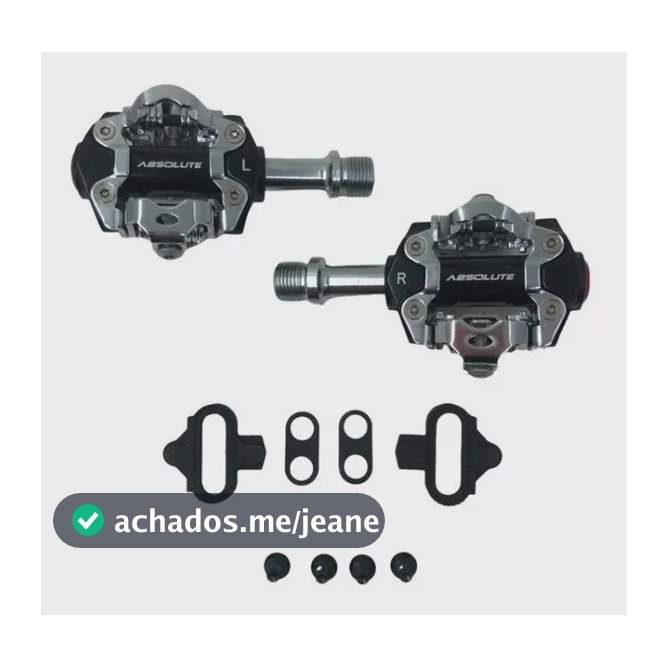 Pedal Clip Absolute Wild Rolamentos Selados Mtb Com Tacos