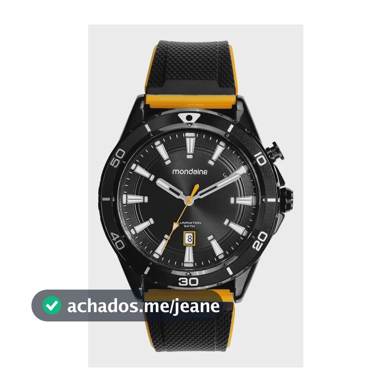 Relógio Masculino Anadigi Preto Luz De Fundo