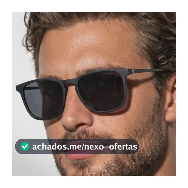 Óculos De Sol Quadrado Masculino Feminino Proteção Uv400