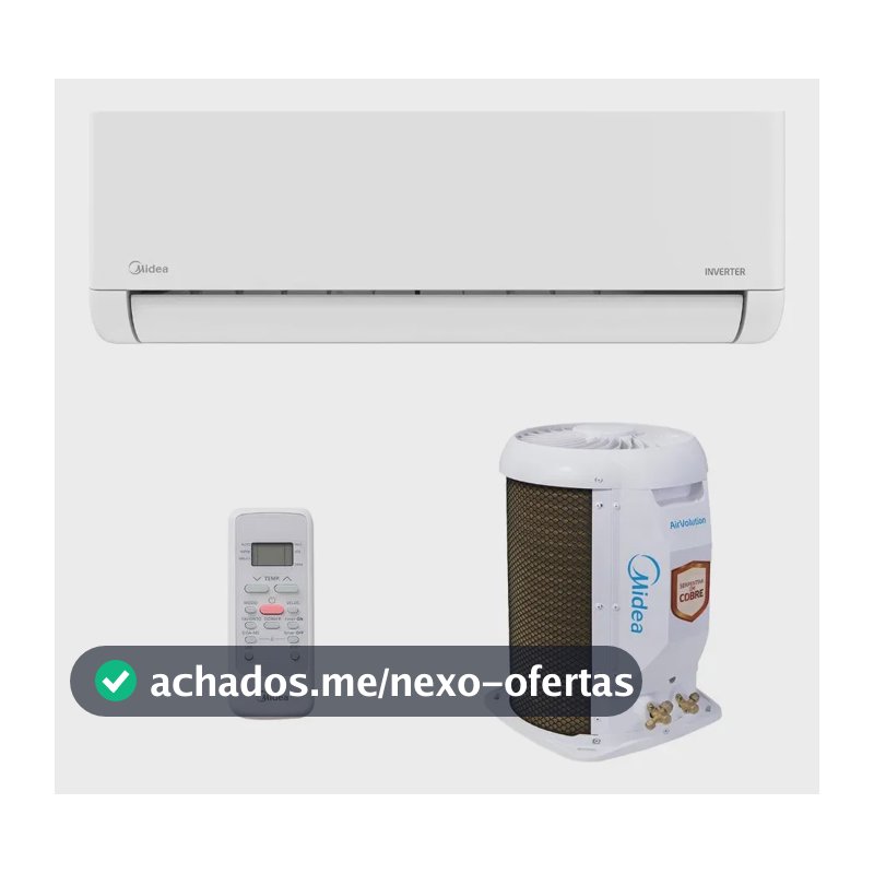 Ar Split Inverter 12000 Midea Airvolution Lite Frio 38TBVCA12M5 42EBVCA12M5
