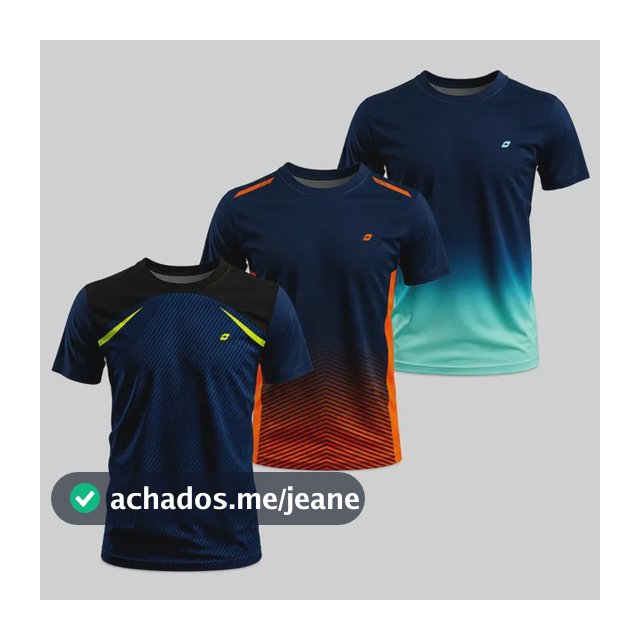 Kit 3 Camisas Dry Proteção Uv Academia E Casual