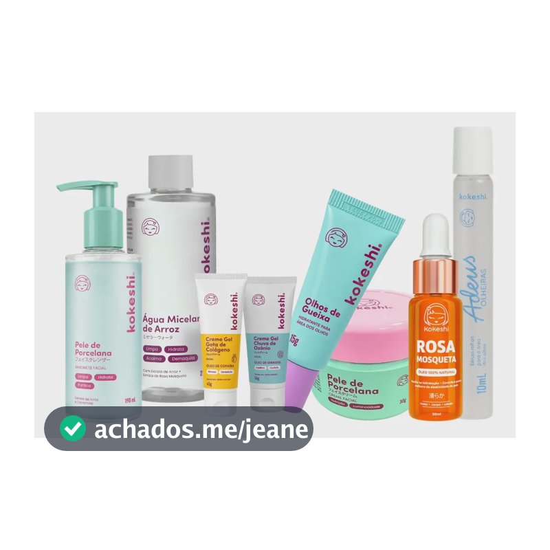 Kit Rotina Completa Skincare Kokeshi