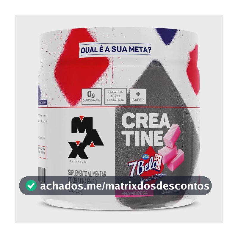 Creatina Max Titanium 7 Belo em pó x 300g