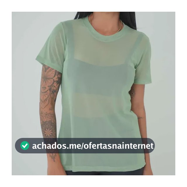 Blusa Tule Camiseta Feminina Academia Fitness