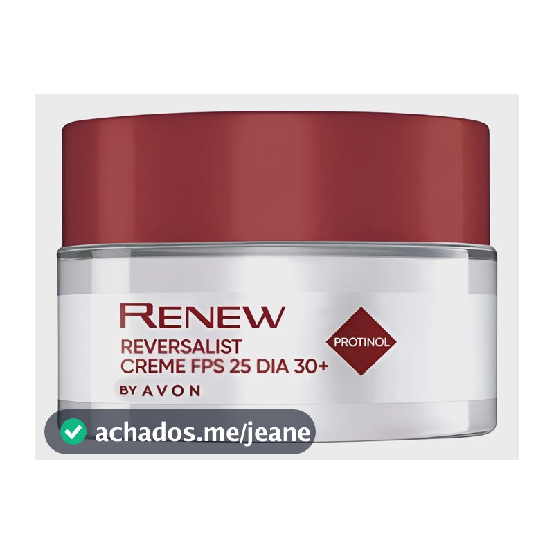 Renew Reversalist Gel Creme Dia Vitalidade 30+ Avon 15g Normal Dia
