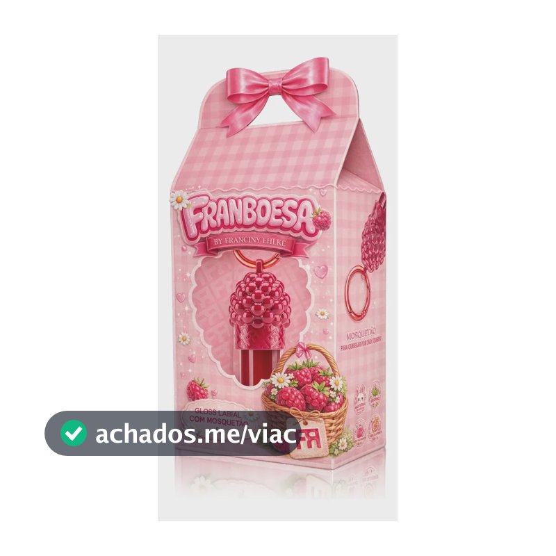 Gloss Franboesa By Franciny Ehlke Vermelho