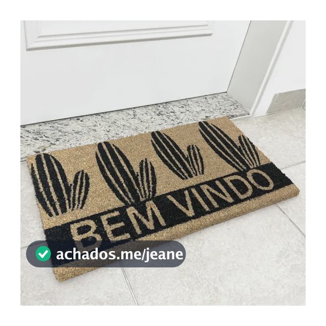Tapete Para Porta Bem Vindo Fibra De Coco Capacho Modelos