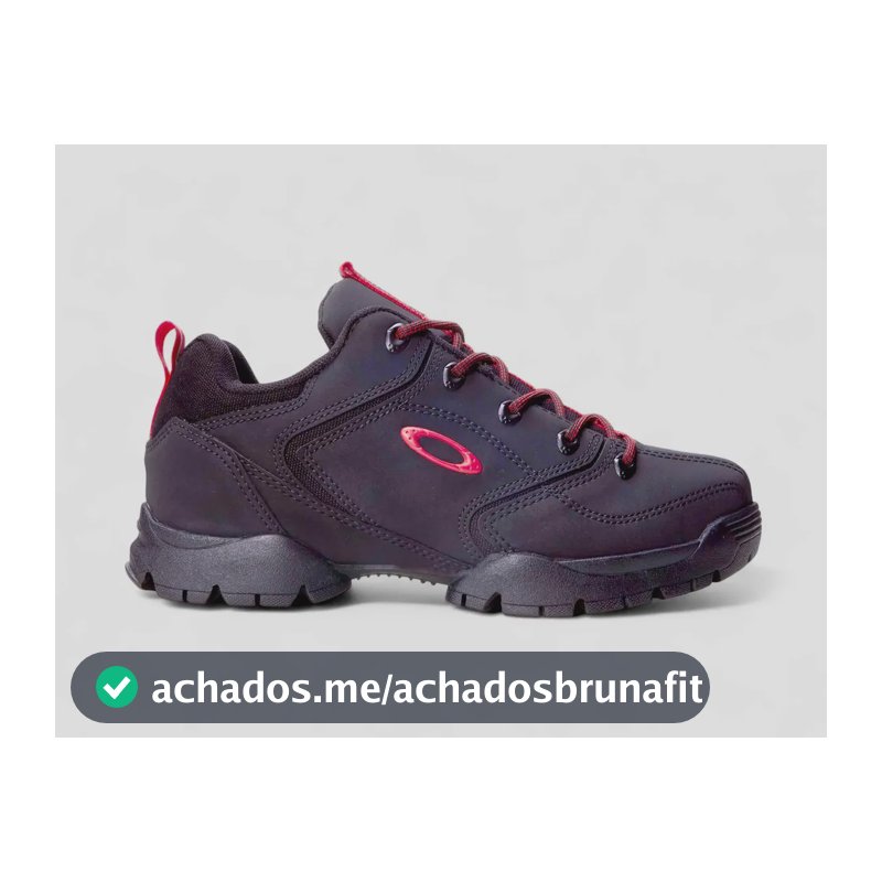 Tênis Masculino Flak 365 Ii Lite Oakley Preto/vermelho Liso 39 Br