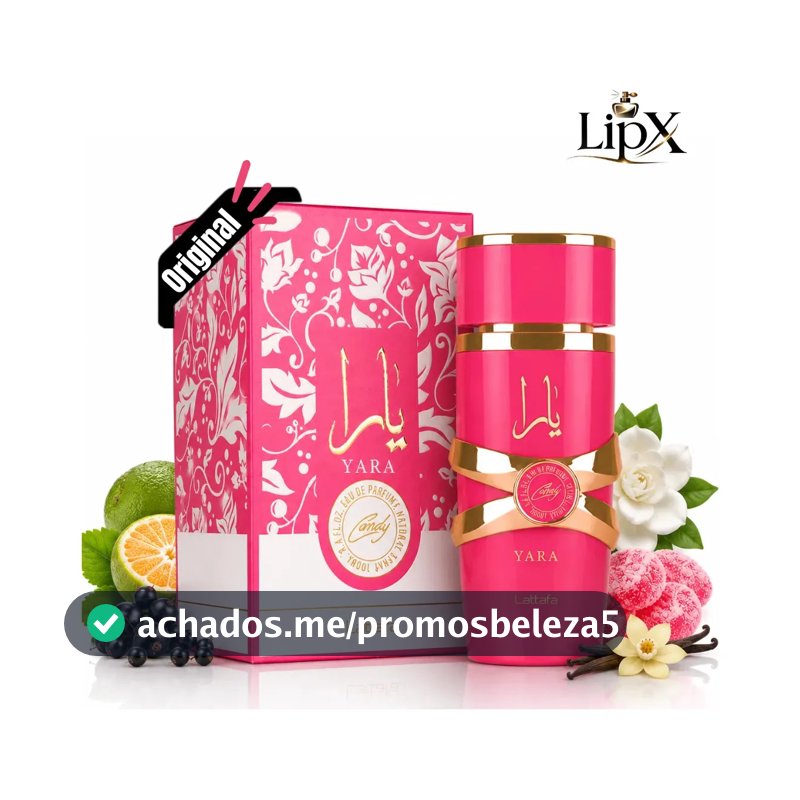 Perfume Árabe Yara Candy Lattafa Feminino Edp 100 Ml