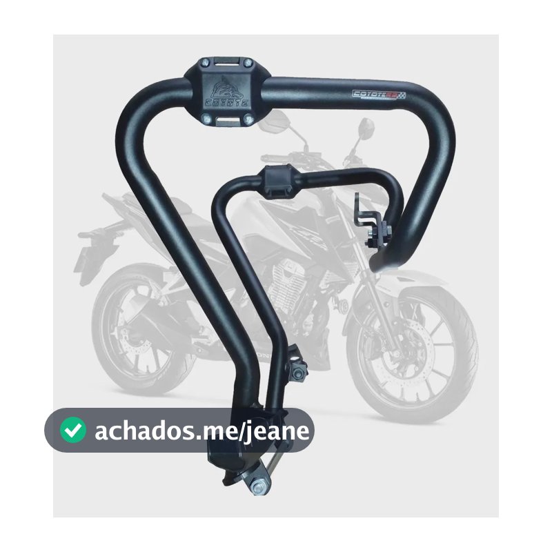 Protetor Motor Carenagem Coyote C/ Pedais - Cb 300f Twister
