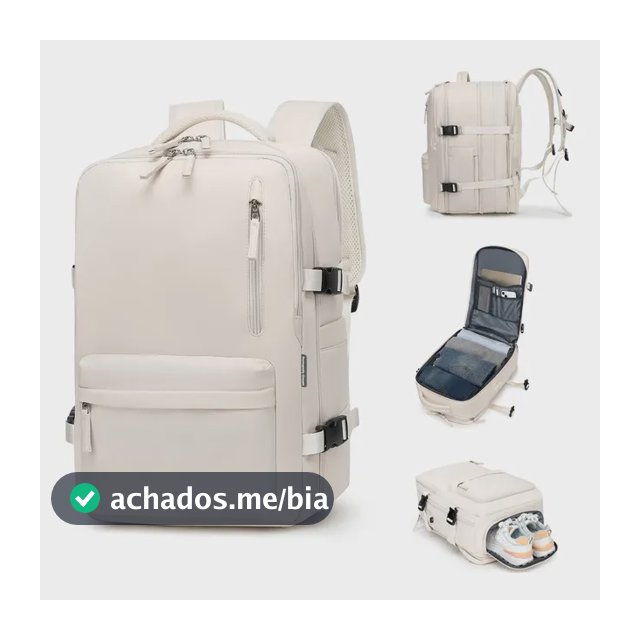 Mochila Viagem Impermeavel Executiva Grande Para Notebook