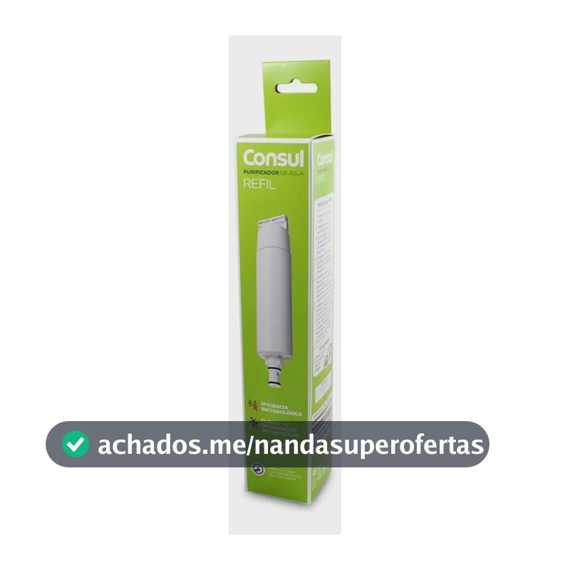 Refil Filtro Cix06ax Purificador De Água Consul Cpc30af, Cpc30ab, Cpb35ab, Cpb35af, Cpb36af, Cpb36ab, Cpb34ab, Cpb34af, Cpb34as, Cpc31ab, Cpc31af , Original
