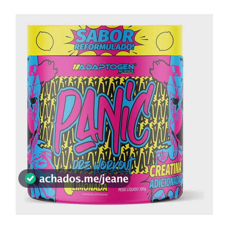 Panic Pré Treino 300g Adaptogen Limonada