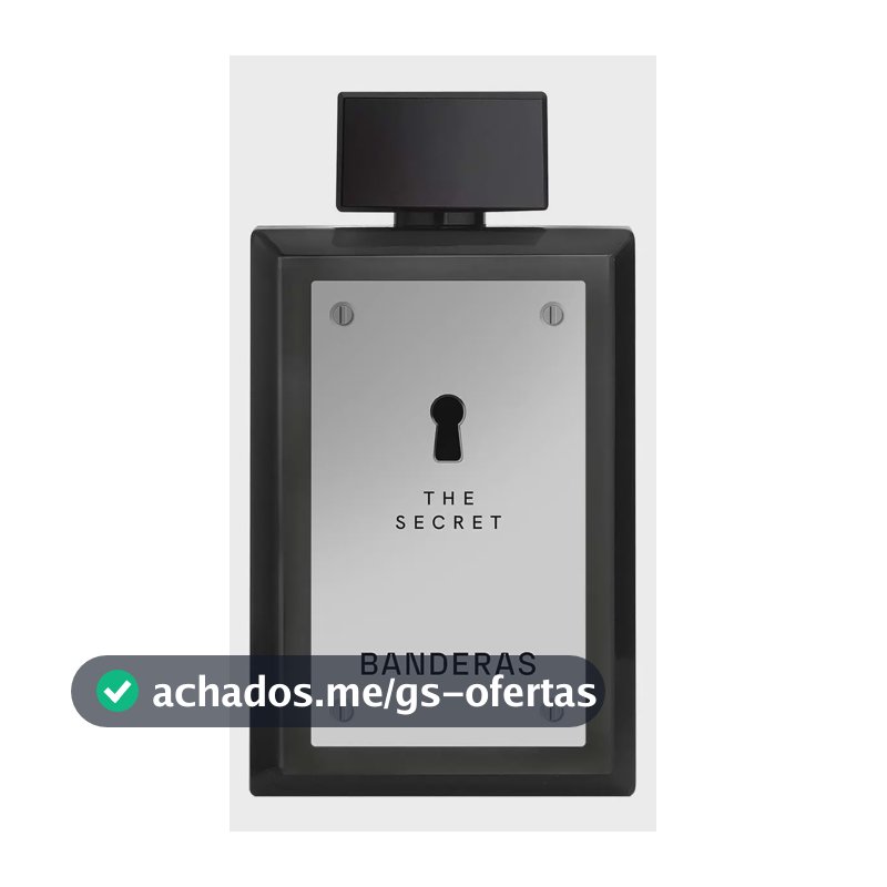 Perfume Masculino Banderas The Secret EDT 200 ml - Oriental Especiado Fresco - Perfume importado masculino de Banderas, expressa masculinidade e sensualidade.