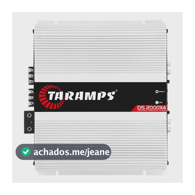 Modulo Taramps Ds 2000x4 2 Ohms Amplificador 2000w Rms 4 Can 2 Ohms