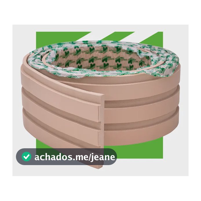 Painel Ripado Decorativo 3D Autocolante – 2,5m | EVA Linha Play Cor Creme – Meu Rodapé