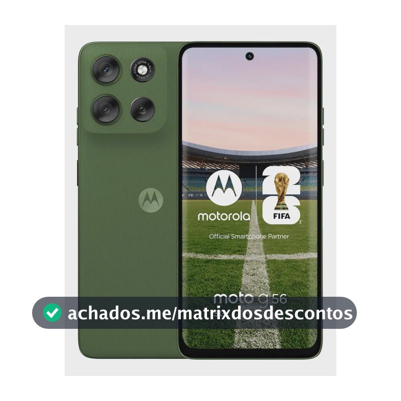 Celular Motorola Moto G56 256gb + 12gb Ram 5g Dual Sim Green