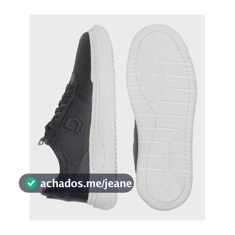 Tenis Couro Masculino Democrata Block