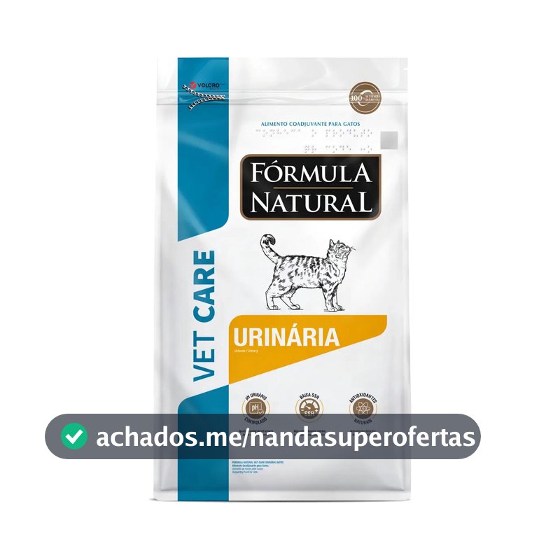 Ração Seca Fórmula Natural Vet Care Urinária Gatos 7kg