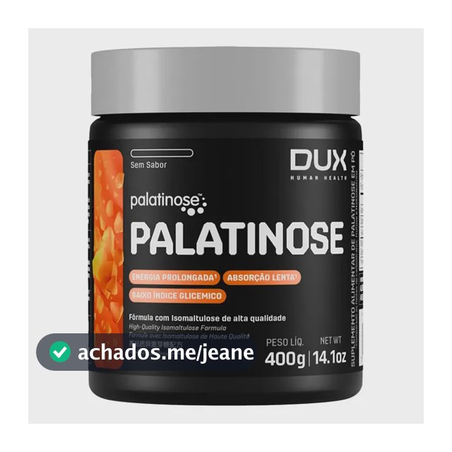 Suplemento Em Pó Dux Human Health Carboidratos Palatinose Sem Sabor X 400g