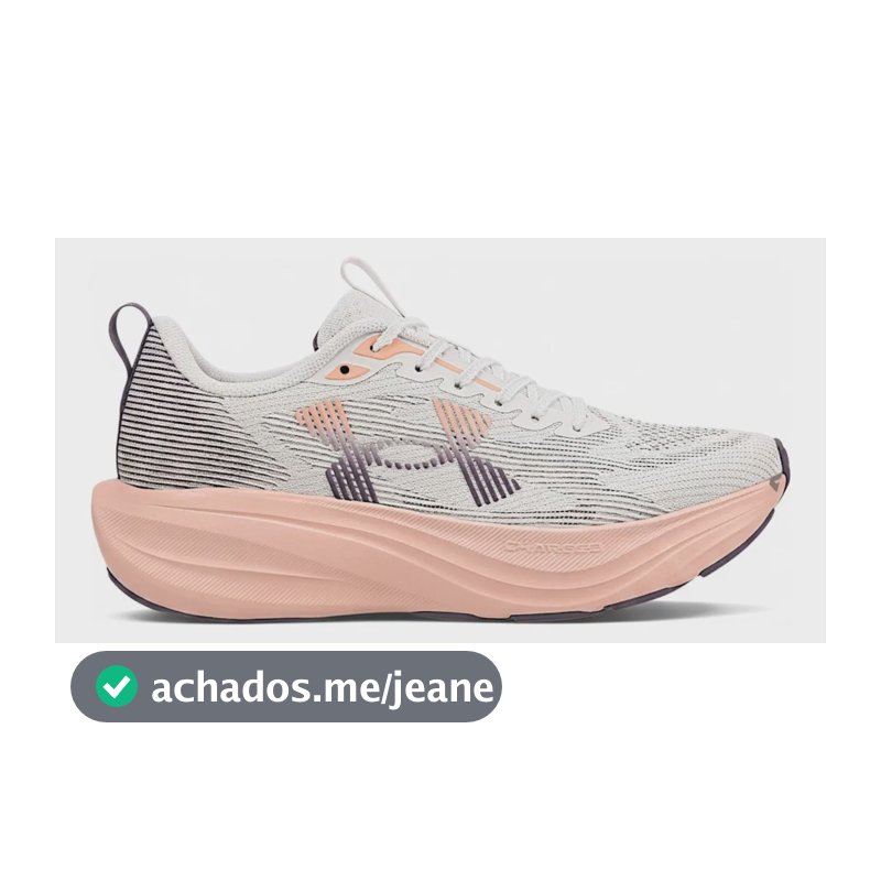 Tenis Under Armour Charged Endless Feminino Branco E Roxo Branco Roxo E Rosa Lisa 38 Br