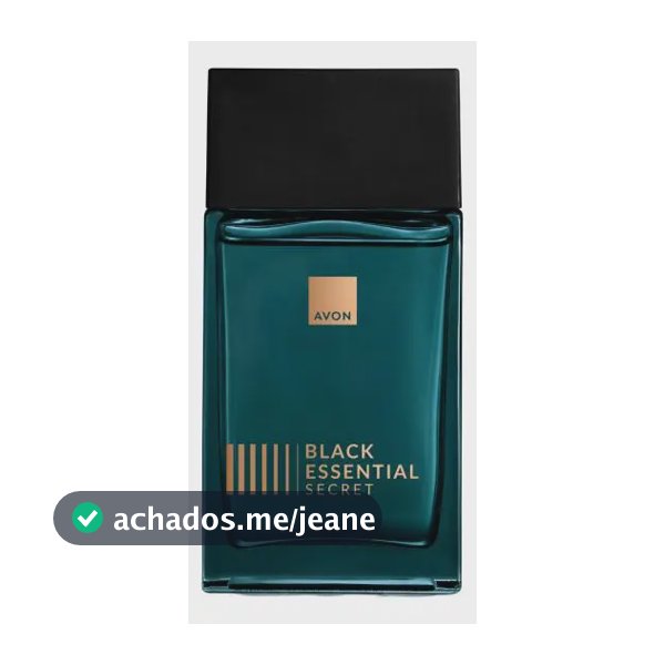 Avon Black Essential Secret Deo Colônia 100 Ml