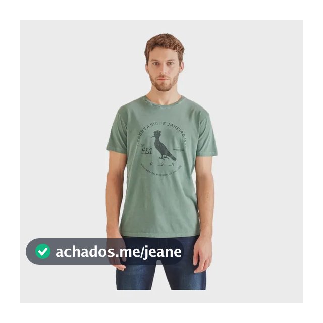 Camiseta Sb Algodão Carimbo Gaze Reserva
