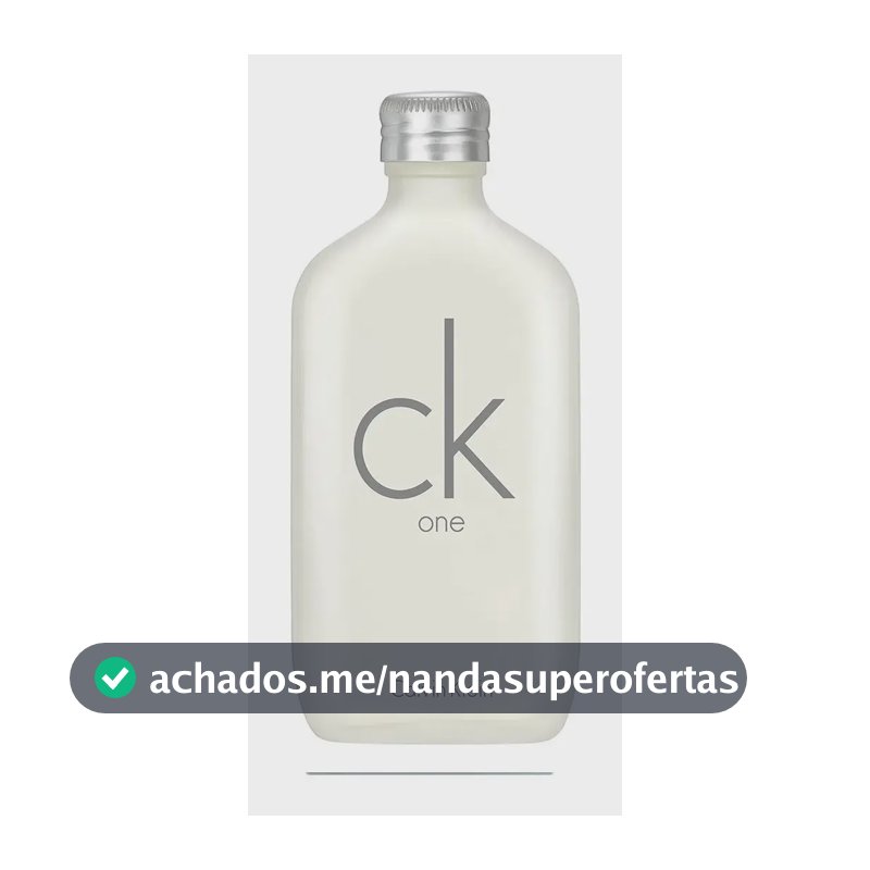 Perfume Unissex Calvin Klein Ck One 100ml Eau de Toilette EDT Cítrico Aromático Compartilhável