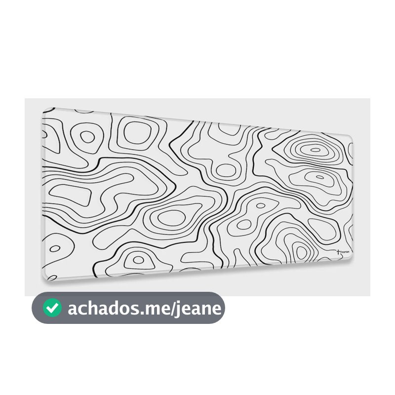 Mouse Pad Gamer Grande Profissional 90x40 Alta Qualidade Estampa Topografia Titorion