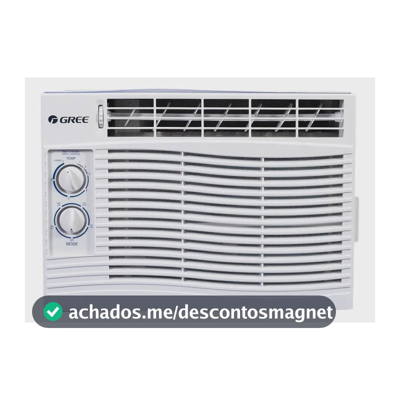 Ar Condicionado Janela Gree 7000 Btu/h Frio R32 Mecânico Gjc