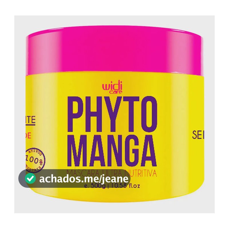 Phytomanga Mascara Ultra Nutritiva 500g - Widi Care