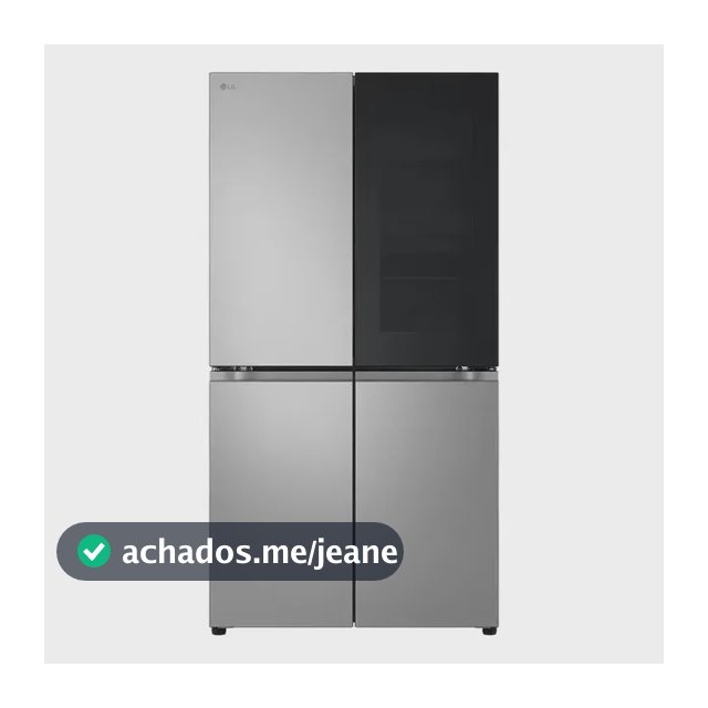 Geladeira LG Smart Multidoor 670l Frost Free Inverter Instav Prateado