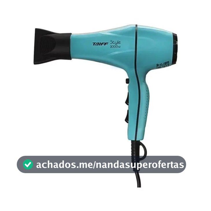 Secador De Cabelo Profis Style Azul 2000w Taiff 110 Volts