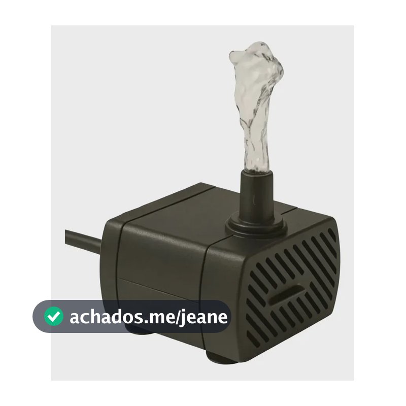 Bomba Submersa 200 L/h Bivolt 3w Fontes Aquarios Bebedouro