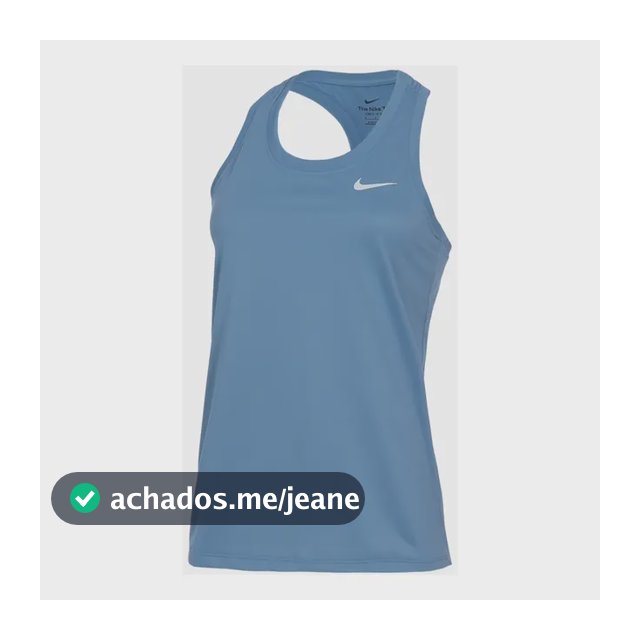 Regata Dri-fit Nike Feminina Azul Dri-fit M