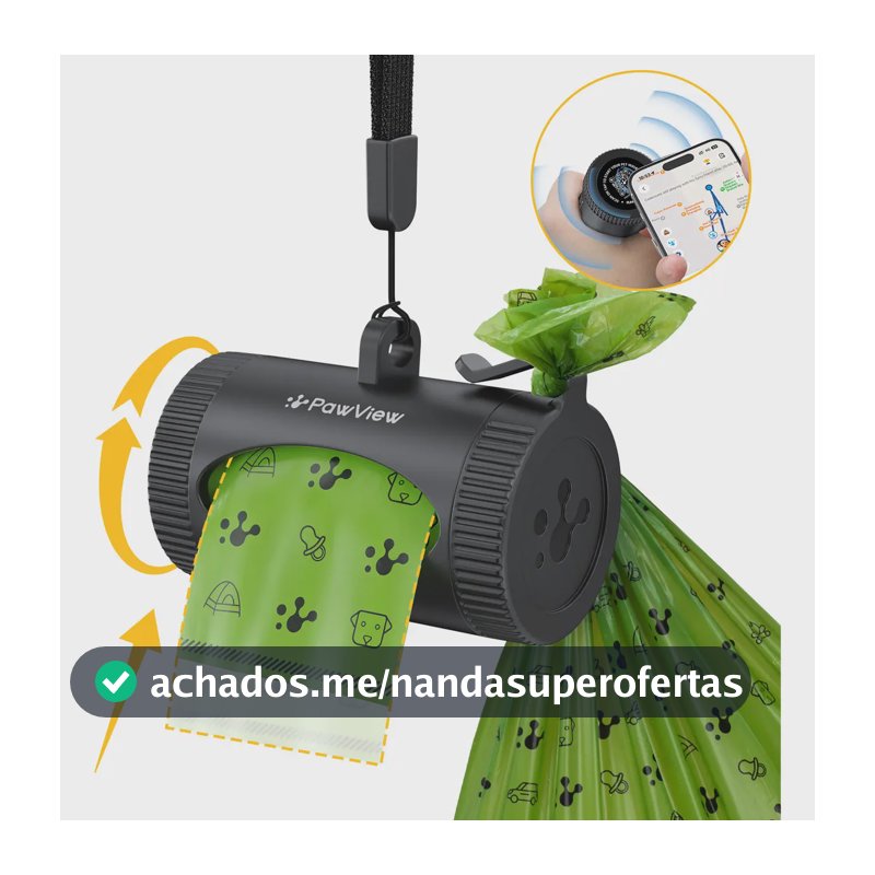Porta Saquinho Pet Dispenser Cata Caca + 1 Rolo (15 Unidades) Biodegradável Aroma Lavanda – Pawview
