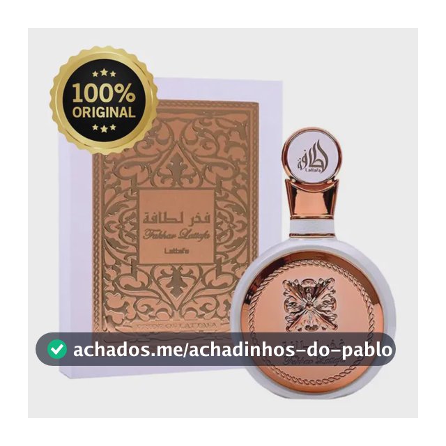 Perfume Lattafa Fakhar Rose Gold Feminino 100 Ml Original Com Garantia Árabe Nota Fiscal