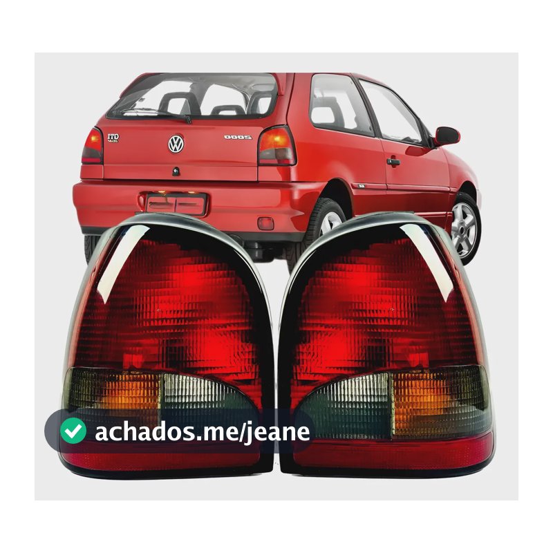 Par Lanterna Gol G2 Bola Gti 95 96 1997 97 1998 98 99 Fume
