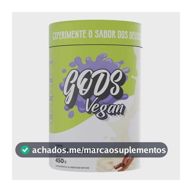 Whey Protein Gods Vegano Sem Gluten Canibal Inc 450g