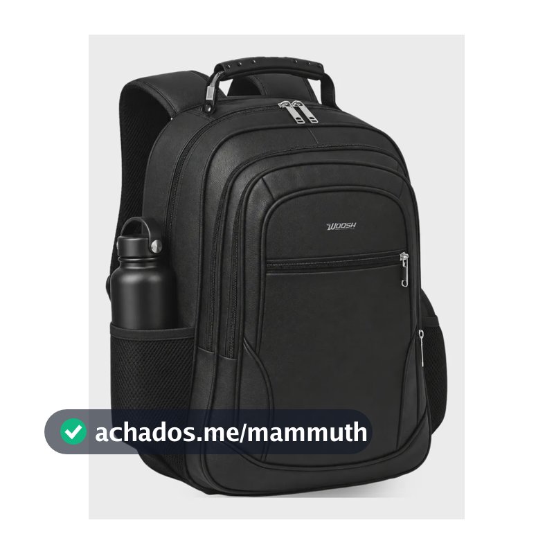 Mochila Masculina Grande Notebook Impermeável Reforçada Woosh