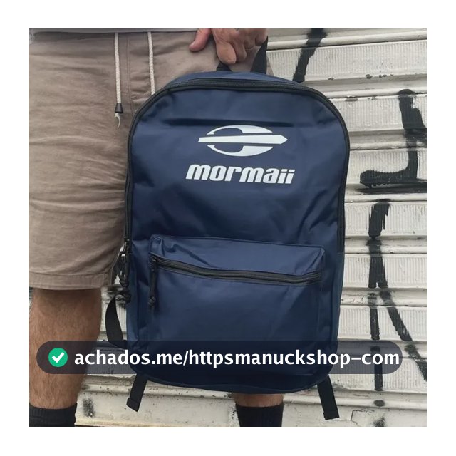 Mochila Mormaii Resistente Casual 21 Litros Básica Azul Azul Un