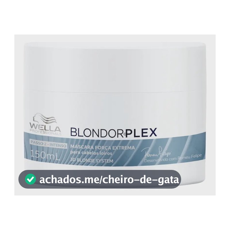 Máscara Wella Blondorplex 150ml